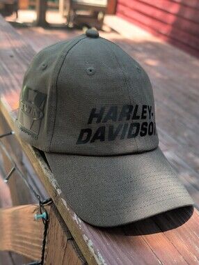 Large Harley-Davidson Men's Green Baseball Cap